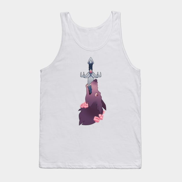 Wolf sword Tank Top by Eddo